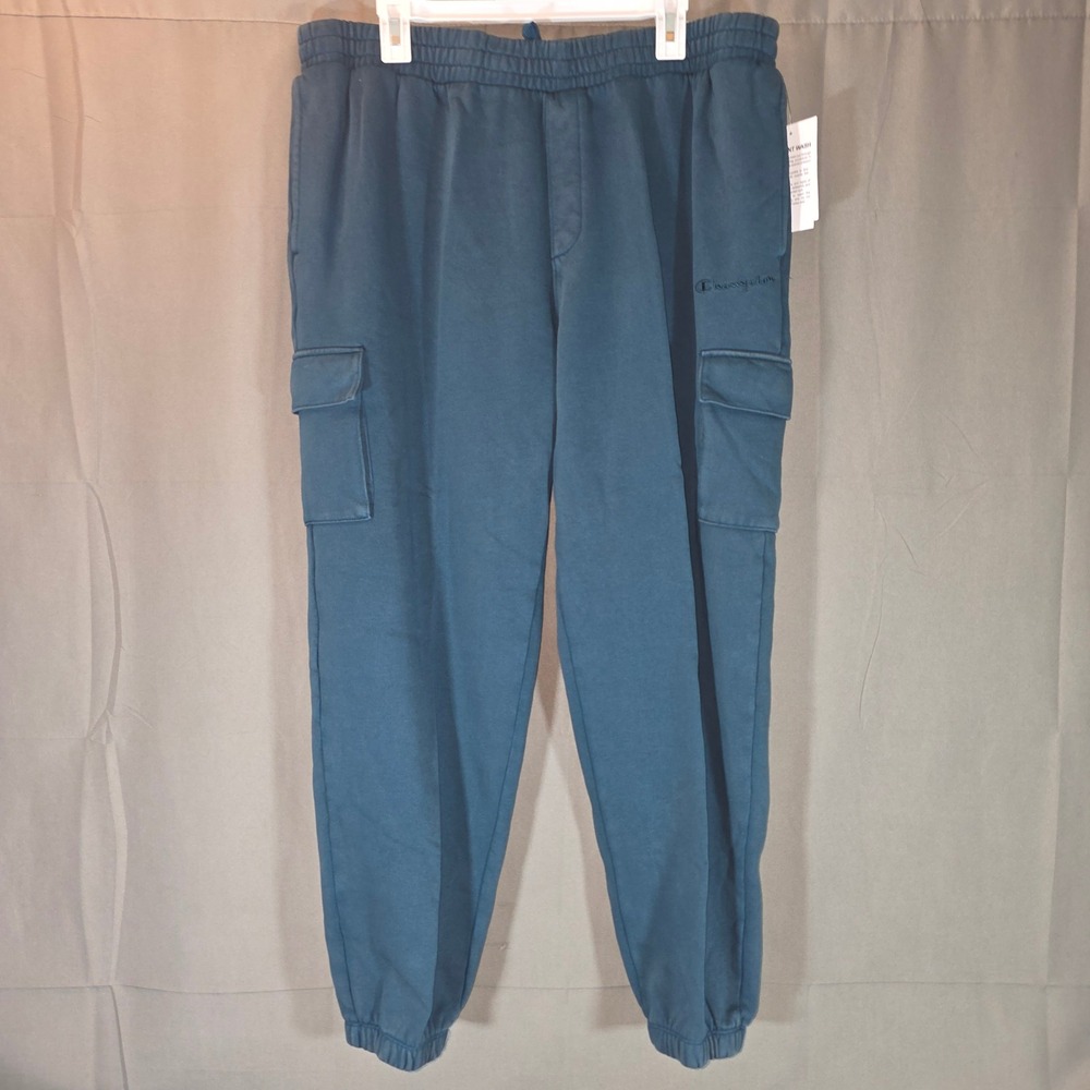 Champion Voluminous Cargo Pants Reflecting Pond Blue CPW253PA09017 Womens 1X